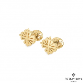 Patek Philippe Yellow Gold Calatrava Cross Cufflinks